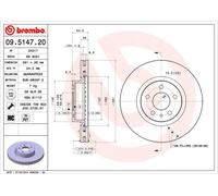 09.5147.20 Disco freno Brembo