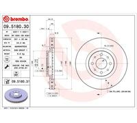 DISCHI FRENO E PASTIGLIE BREMBO ALFA ROMEO MITO 1.3 - 1.6 JTDM dal 2008 ANT