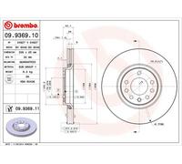 Disco Freno Brembo 09936910 Per Auto Opel, Saab