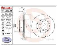 COPPIA DISCHI FRENO BREMBO ANT. FOR BMW SERIE 1 (E81) 120 I