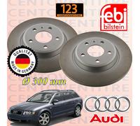 COPPIA DISCHI FRENO DISCO POSTERIORE AUDI A7 SPORTBACK DAL 2010