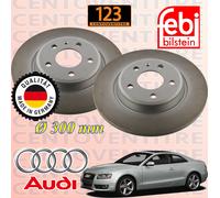 COPPIA DISCHI FRENO DISCO POSTERIORE AUDI A5 (8T3) -CABRIO - SPORTBACK DAL 2007