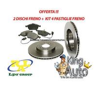 COPPIA DISCHI FRENO E PASTIGLIE LPR ANTERIORI FIAT MULTIPLA 1° SERIE