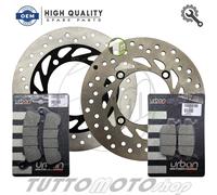 Coppia Dischi Freno Pastiglie HONDA SH 125-150 ie 2010 2011 Anteriori Posteriori