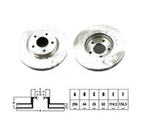 COPPIA DISCHI FRENO PD558NP J3301096 DI157 ADN143130 312272 8DD355114601 17889