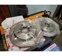 Coppia Dischi Freno Post FERODO DDF281 Per Ford Fiesta Sierra focus 4 fori 253mm