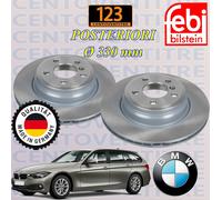COPPIA DISCHI FRENO POSTERIORI BMW SERIE 3 TOURING (F31) dal 2011 al 2016