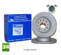 Coppia Dischi Freno Powerdisc Ate Ant Per Mercedes 240 230 220 200 C 28