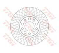 Coppia dischi freno ventilati anteriori TRW DF6450