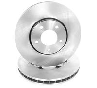 Coppia Dischi Freno Ventilato Anteriori D + S per Chrysler Voyager IV 2002-