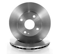Coppia Dischi Freno Ventilato Anteriori D + S per Mazda 323 BJ 1998-2003