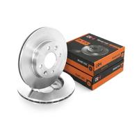 Coppia Dischi Freno Ventilato Anteriori D + S per Renault Clio I,Kangoo