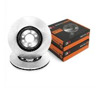 Coppia Dischi Freno Ventilato Anteriori D + S per VW Golf 4,Bora,Leon,Audi A3