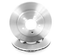 Coppia Dischi Freno Ventilato Anteriori per Chrysler Voyager 1995-2001 282.5mm