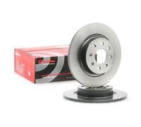 Coppia Dischi Posteriori 264 mm Brembo Abarth Grande Punto Evo 1.4 Essesse