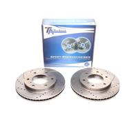 Coppia Dischi Sportivi Anteriori TA TECHNIX EVOBS2795P Mitsubishi Pajero II+ III