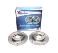 Coppia Dischi Sportivi Posteriori TA TECHNIX EVOBS1272P Peugeot 405 I+ II / 405