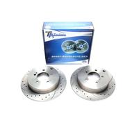 Coppia Dischi Sportivi Posteriori TA TECHNIX EVOBS1783P Citroën / Mitsubishi / P