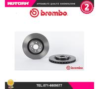 Coppia disco freno anteriore adatto a Alfa Romeo Mito (MARCA-BREMBO)..
