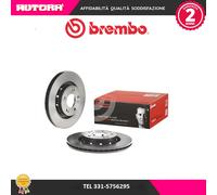 Coppia disco freno anteriore (MARCA-BREMBO)..