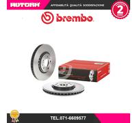 Coppia disco freno anteriore (MARCA-BREMBO)..