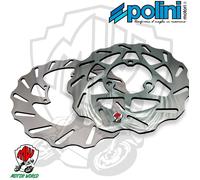 Polini Coppia disco freno Wave Anteriore e Posteriore per HM/CRE 50 SIX 03/05 Derapage