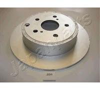 COPPIA DISCO FRENO POST. JAPANPARTS DP-231 TOYOTA COROLLA Verso (ZER_, ZZE_, R1_