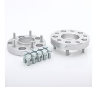 Coppia Distanziali Adattatori da 20mm PCD 5x112 Mozzo 66,6 Passo 14x1,5 Grigi