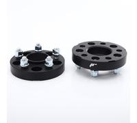 Coppia Distanziali Adattatori da 25mm PCD 5x114,3 Mozzo 70,6 Passo 14x1,5 Neri