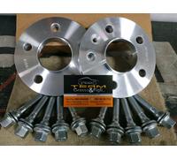 Coppia Distanziali Ruota + Bulloni PIATTO For Peugeot 407 2004>2012 5x108 20mm