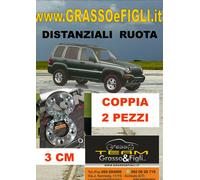 Coppia Distanziali Ruota For Jeep Cherokee KJ 2002>2007 3cm 30mm Wheel Spacers