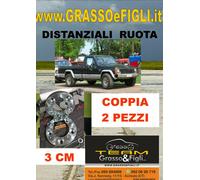 Coppia Distanziali Ruota For Jeep COMANCHE 1985 > 1992 30mm 3cm Wheel Spacers