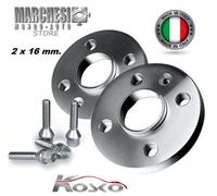 COPPIA DISTANZIALI RUOTE 16 MM. ALFA ROMEO 147 DAL 2000 AL 2010 BULLONI INCLUSI