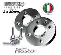 COPPIA DISTANZIALI RUOTE 20 MM. FORD B-MAX DAL 2012 IN POI COLONNETTE INCLUSE