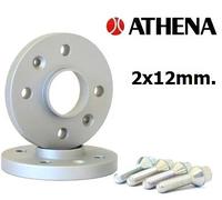 COPPIA DISTANZIALI RUOTE ATHENA 12 MM. VOLKSWAGEN GOLF V 1K DAL 2003 AL 2008