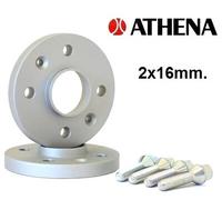 COPPIA DISTANZIALI RUOTE ATHENA 16 MM AUDI Q3 TYPE 8U DA GIUGNO 2011 IN POI