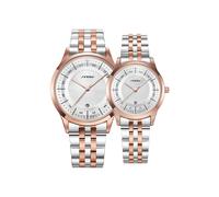 (coppia d'oro) SINOBI Orologi da uomo eleganti, coppia di modelli, movimento al quarzo dal Giappone,