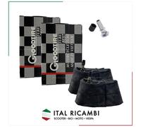 COPPIA DUE 2 CAMERE D'ARIA CICLOMOTORE SCARABEO 2 1/4 2 1/2 2.25 2.50 16 17