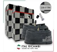 COPPIA DUE 2 CAMERE D'ARIA PIAGGIO CIAO 2 00 17 TR4 BOX VALVOLA SCHRADER GOODTIR