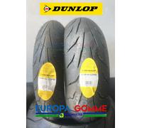 COPPIA DUNLOP 120/70 ZR17 + 160/60 ZR17 QUALIFIER CORE PNEUMATICI MOTO DOT 25/24