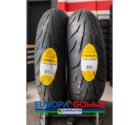COPPIA DUNLOP 120/70 ZR17 + 190/50 ZR17 QUALIFIER CORE PNEUMATICI MOTO DOT RECEN