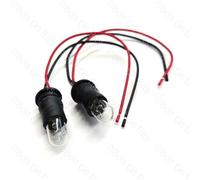 Coppia Durite 501 T10 senza Bulbo Zeppa Lampadina Supporto Con Hella Trasparente