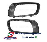 COPPIA DX + SX CORNICI NERE FARI FENDINEBBIA MITSUBISHI PAJERO DAL 2001 AL 2002