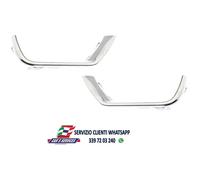 COPPIA DX + SX MODANATURE CROMATE GRIGLIA PARAURTI JEEP COMPASS DAL 2017