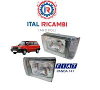 Coppia Fanale Anteriore DX e SX Lente Bianca Manuale Fiat Panda 141 1986 IN POI