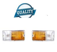 COPPIA FANALE ANTERIORE PER SUZUKI SJ410 SJ413 SAMURAI SANTANA FANALINO BIANCO
