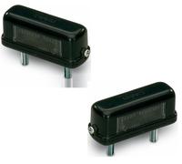 Coppia Fanale Fanalino Luce Targa Universale COBO Destro e Sinistro Carrello