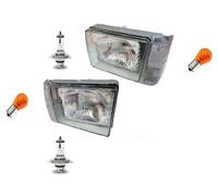 Coppia Fanali Anteriori Faro con Lente Bianca Manuale Fiat Panda 141 Trekking