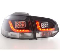 Coppia fanali fari POSTERIORI 4250414625689 VW Golf 6 1K 08 nero