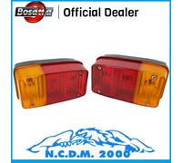 COPPIA FANALI POSTERIORI APE MP 600 MARCA BOSATTA COD.P427